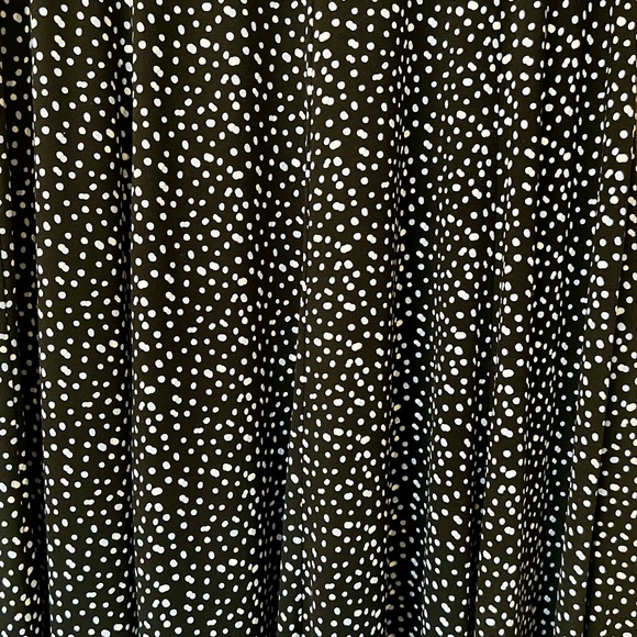 Papaya Polka Dot Midi Skirt - Picture 2 of 4